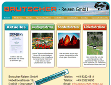 Tablet Screenshot of brutscher-reisen.de